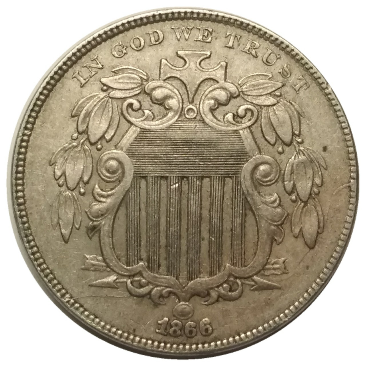 1866-Shield-Nickel-With-Rays-#2